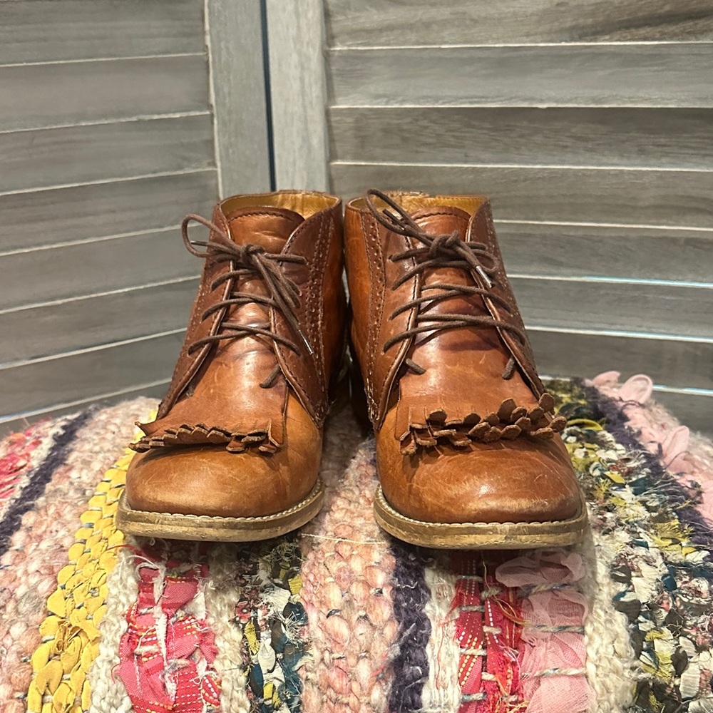 Madewell Aberdeen lace-up leather ankle boots 🥾